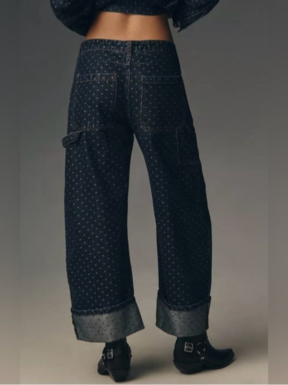 NWT Size 30- The Kayden Carpenter High Rise Barrel Jeans by Pilcro (NWT US$168) - Picture 3 of 16